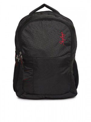 Skybags Unisex Black Solid Backpack