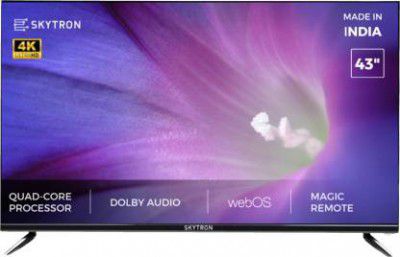 SKYTRON 108 cm 43" Ultra HD (4K) LED Smart WebOS TV  S43W2UHFW