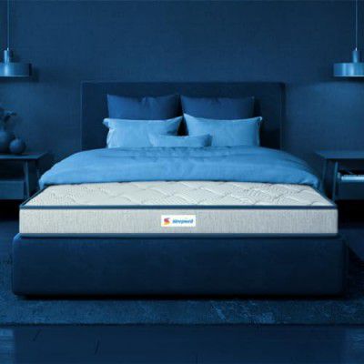 Sleepwell Nexa Classic Resitec Foam 6-inch Double Size Mattress - Gentle Comfort, Superior air Circulation, Enhanced Support, and Premium Top Layer Feel, Aqua (72x48x6)