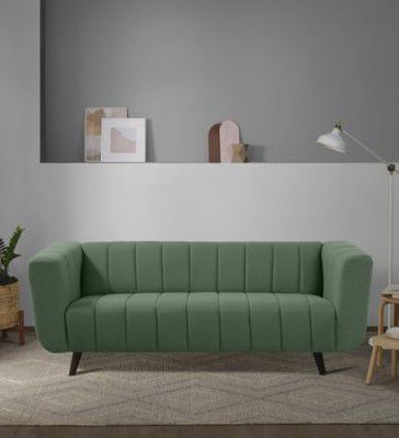 Sleepyhead Kiki - 3 Seater Sofa (Fabric, Sapling Green) 3-Person Sofa