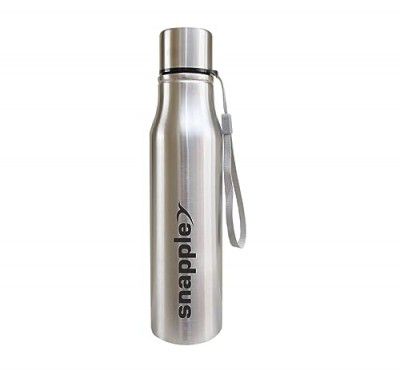 Snapple Stainless Steel Water Bottle, Silver | 100% Leak Proof (Sports 1000ml)