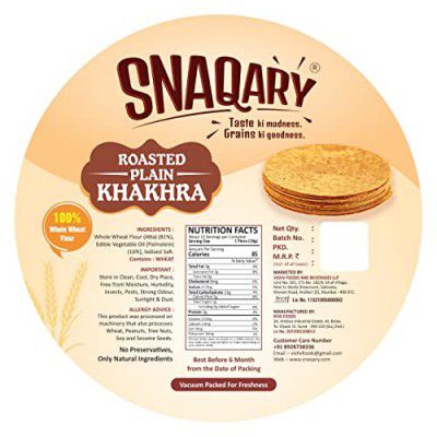 Snaqary Wheat Flour Roasted Khakhra 2KG @245