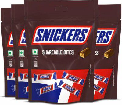 SNICKERS Shareable Bites Miniatures Chocolate Bites  (4 x 120 g)