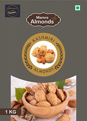 Snow Hills Kashmir Premium Kagzi Mamra Almonds - Dried, 1Kg