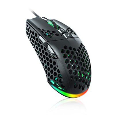 SOLAKAKA Wired Gaming Mouse Laptop Gamer,Black