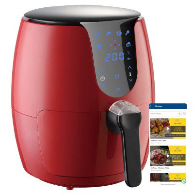 SOLARA Large Digital Air Fryer for Home Kitchen with 6 Pre set modes for Indian cooking