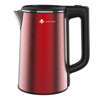 SOLARA Premium Electric Kettle Xtra Large | 1.8L Double Wall 100% Stainless Steel