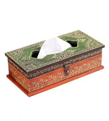 Solid Wood Close Tissue Paper Box Holder