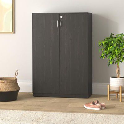 Solimo Aquilla Engineered Wood Storage Unit Brown , 2 Doors