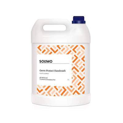 Amazon Brand - Solimo Germ-Protect Handwash Liquid, 5 L