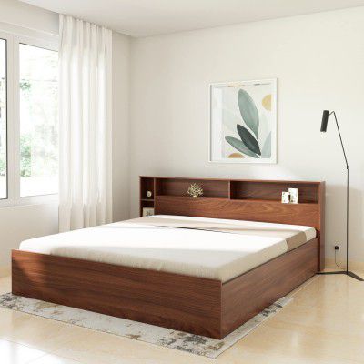 Solimo Kenora Engineered Wood King Size Bed with Storage