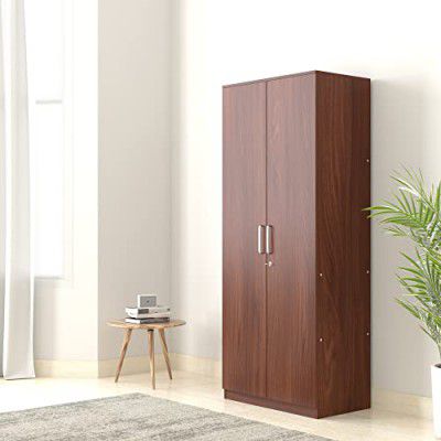 Solimo Madray Engineered Wood Wardrobe, Asian Walnut, 2 Door