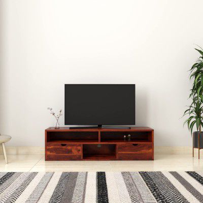 Solimo Manna Solid Sheesham Wood Wall Mounted TV Unit