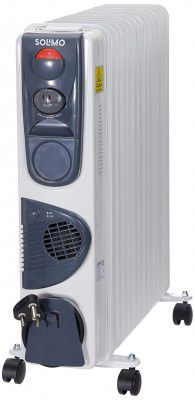 Solimo Room Heater, 13 Fin 2900 Watts Oil Filled Radiator with 400 Watts PTC Fan Heater