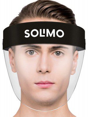 Solimo SFS-01 Unisex Face Shield, Pack of 2