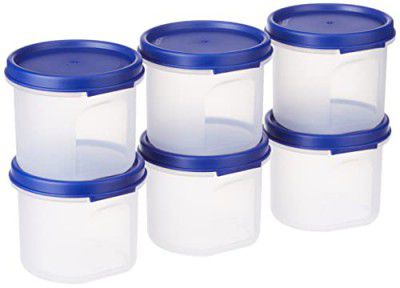 Solimo Slim Storage Container, Set of 6 (285 ml Each)