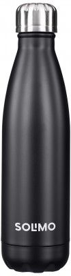 Solimo Stainless Steel Insulated 24 Hour Hot or Cold Water Bottle, 1 Litre