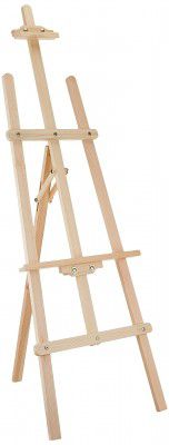 Solimo Wooden Easel with Adjustable Stand, 48cm x 145cm