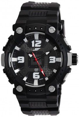 Sonata Black Dial Analog watch For Men-NM77014PP01