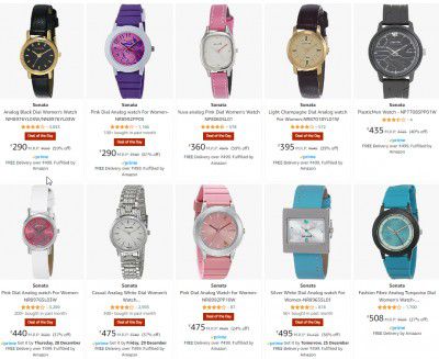 Sonata Women's Watch Upto 59% Off | Starts ₹359