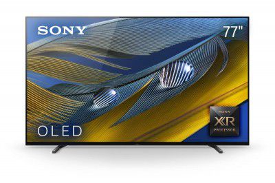 Sony Bravia XR-77A80J 77" XR series 4K Ultra HD Smart OLED Google TV (Black) (2021 Model)