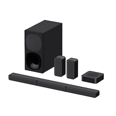 Sony HT-S40R Real 5.1ch Dolby Audio Soundbar with Subwoofer & Wireless Rear Speakers, 5.1ch Home Theatre System ( 600W, Bluetooth & USB Connectivity )