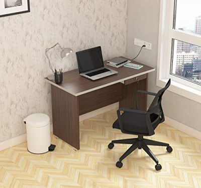 SOS Spacewood LiteOffice Multi Desk with Drawer Home and Office Table (Lorraine Walnut)