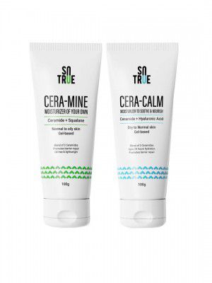 SOTRUE Cera-Mine & Cera-Calm Gel Face Moisturizer Duo - 100g Each