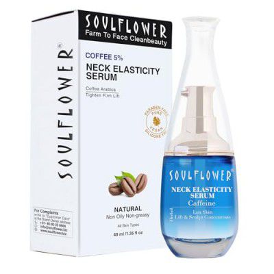 Soulflower Coffee 5% Neck Elasticity Serum for Uplifting Skin - 40ml