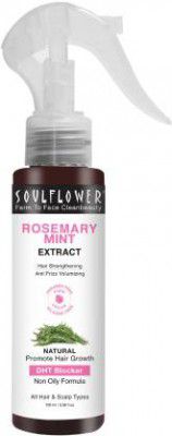 Soulflower Rosemary Water Spray for Hair Growth| Mist for Hair Fall Control  (100 ml)