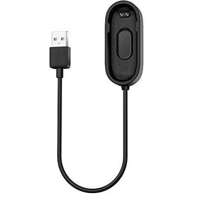 Sounce Charger Cable Compatible For Xiaomi Band 4, Replacement Usb Charger Adapter Charge Cord Charging Dock For Mi Band 4 - Black