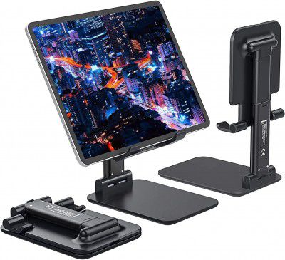 Sounce Tablet Stand Phone Holder Foldable & Adjustable