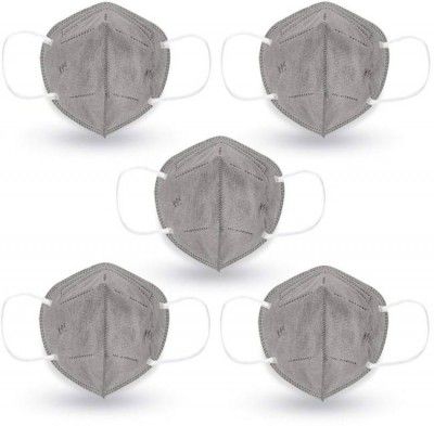 SOUNDPROOF ACOUSTIC SOLUTION N95 Reusable, Washable 5-Layer Anti-Pollution Face Mask (Free Size, Pack of 5)