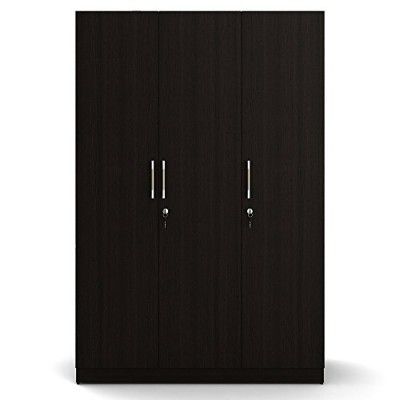 SPACEWOOD Optima 3 Door Wardrobe - Natural Wenge