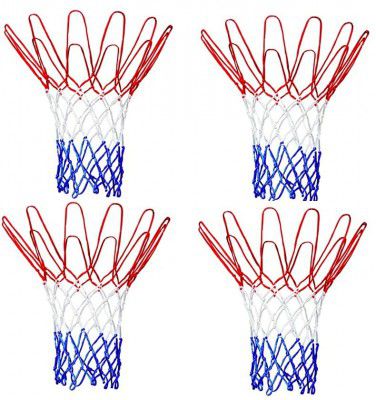 Spanco Basketball Net Two Pair - Net for All Playing Levels Fit in All Sizes of Basketball Ring (4 Pieces of Net)