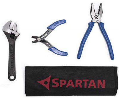 Spartan BS-05 Steel Home Hand Tool Kit (Multicolour, 3 Piece)