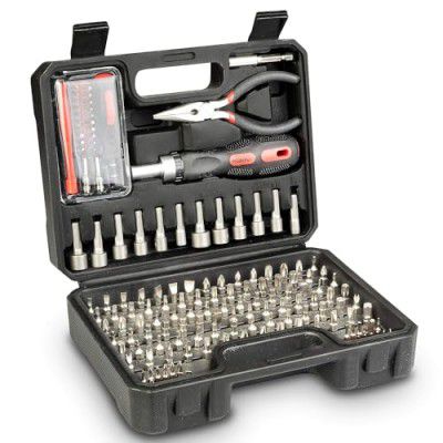 Spartan Heavy Duty 151 In 1 Pcs Screwdriver Set | Chrome Vanadium Steel | (Pack of 1, Multicolor)