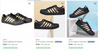 Sparx Sneakers upto 65% Off