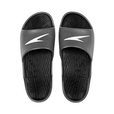 Speedo Dual Colour Slide Black - Oxid Grey - White