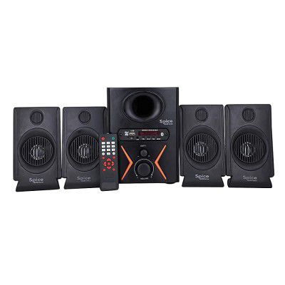 SPICE GOLD Series F-450VV Model 4.1 Home Theater System USB & FM Multimedia Speaker System with Bluetooth (Black)