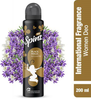 Spinz Black Magic Deo Body Spray - For Men & Women (200 ml)