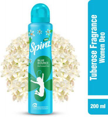 Spinz Blue Bounce Deo Deodorant Spray - For Women  (200 ml)