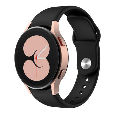 Sport Band for Samsung Galaxy Watch 4/5/6 Strap 40mm 44mm/5 pro 45mm/6 Classic 43mm 47mm, 20mm No Gap Soft Breathable Silicone Band for Samsung Watch 4 Classic Strap 46mm 42mm Men Women