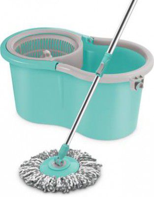 Spotzero by Milton Ace Spin Mop Mop Head and Rod  (Green)