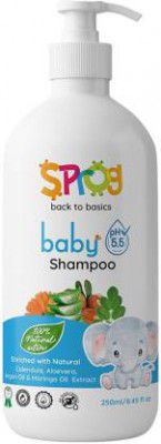 SPROG Baby / Kids Tear Free, Contains Aloe Vera And Moringa Oil Shampoo (250 ml)