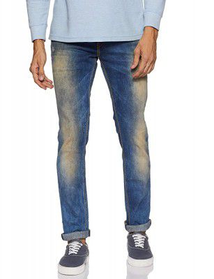 Spykar Mens Skinny Fit Slim Jeans