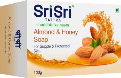 Sri Sri Tattva Almond & Honey Soap (100 g)