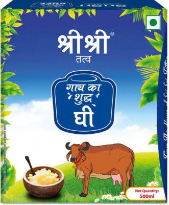 Sri Sri Tattva Cows Pure Ghee 500 g Tetrapack (Pack of 2)