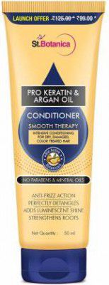 St.Botanica Pro Keratin and Argan Oil Smooth Therapy Conditioner, 50 ml