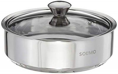 Amazon Brand - Solimo STAINLESS STEEL INSULATED SOLID ROTI SERVER, 1.1 L, SILVER